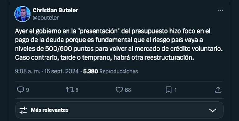gobierno garantizó que pagará la deuda