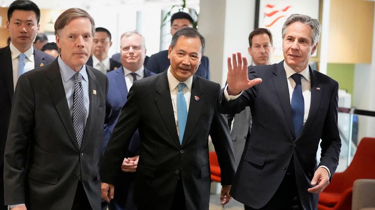 Antony Blinken le planteó a China “un manejo responsable” de las relaciones bilaterales