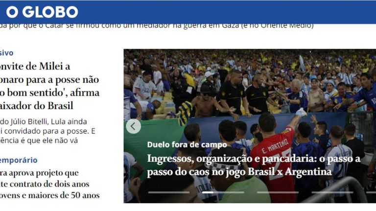 Incidentes diarios brasileños 20231122