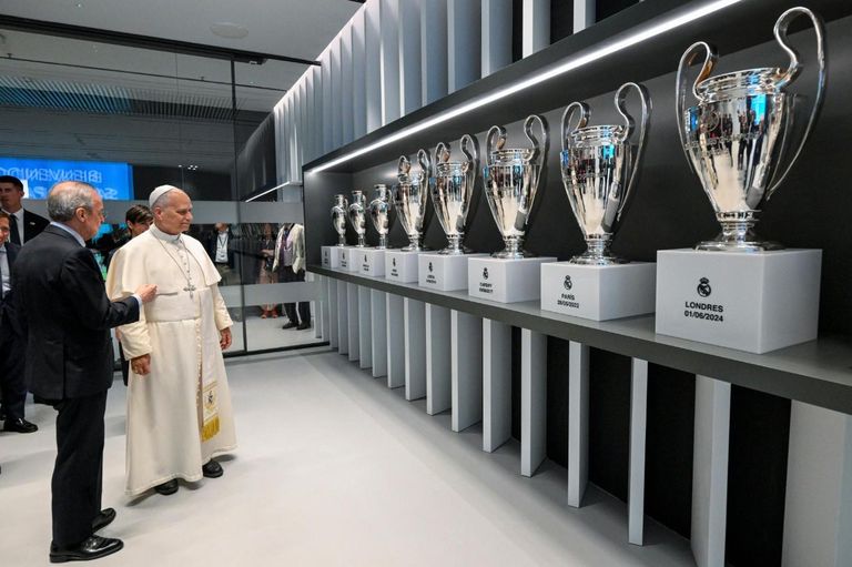 León XIV en Real Madrid 