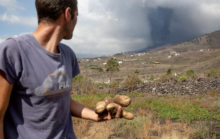 volcán de Cumbre Vieja canarias
