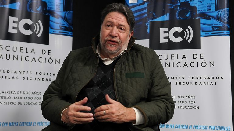 Claudio Lozano fue entrevistado por estudiantes de Periodismo de Perfil Educación