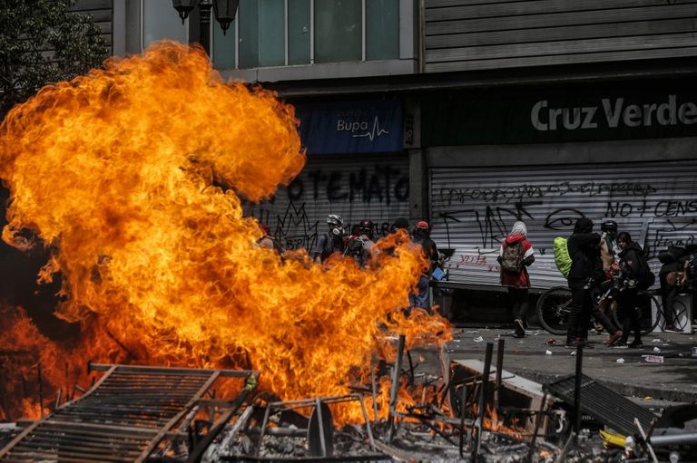 protestas chile afp