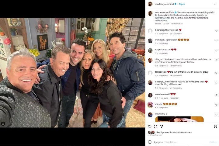 Muerte de Matthew Perry: Jennifer Aniston y David Schwimmer se sumaron a las despedidas de Courteney Cox y Matt LeBlanc