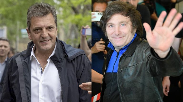 Sergio Massa Javier Milei