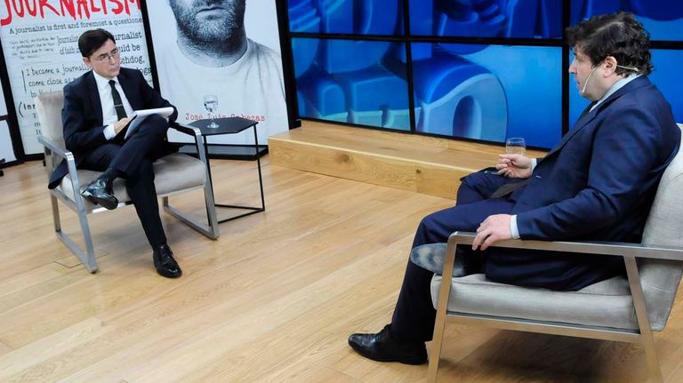 Sergio Chodos, en la entrevista con Jorge Fontevecchia.