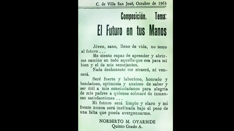 El Alumno Norberto Oyarbide