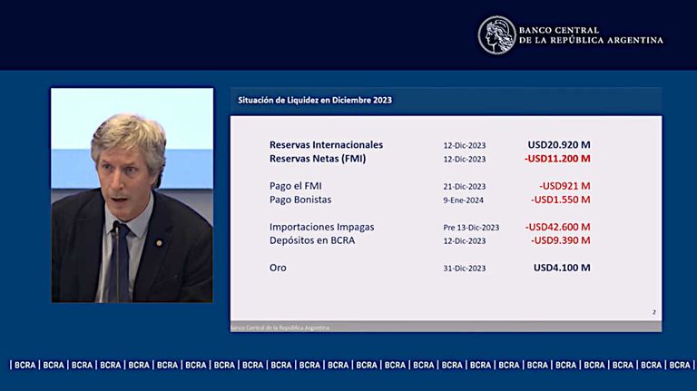 Santiago Bausili, presidente del BCRA 