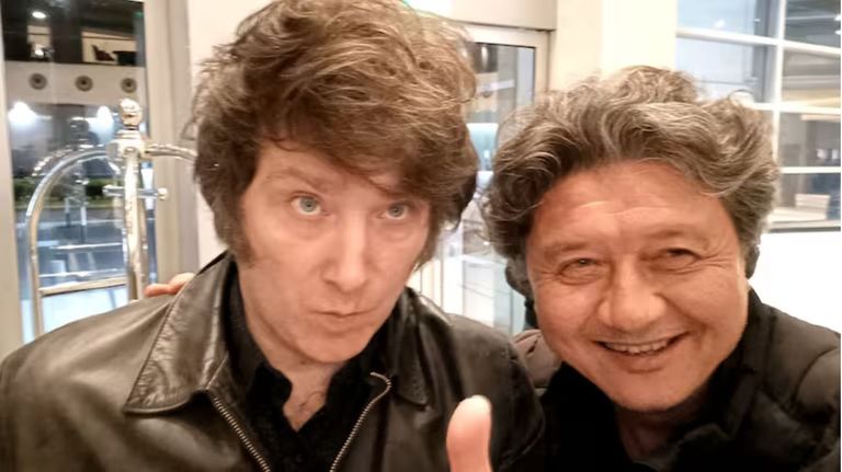 Javier Milei y Carlos Kikuchi