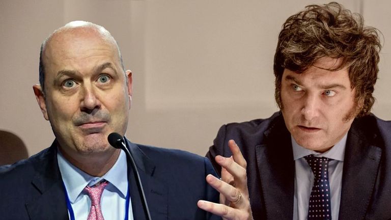 Federico Sturzenegger y Javier Milei