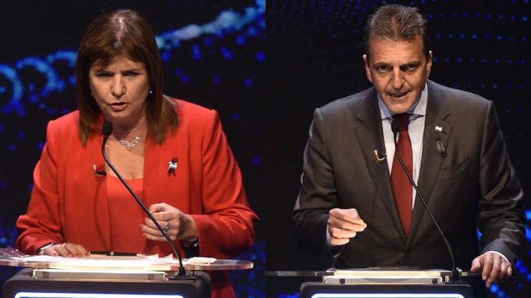 Patricia Bullrich y Sergio Massa