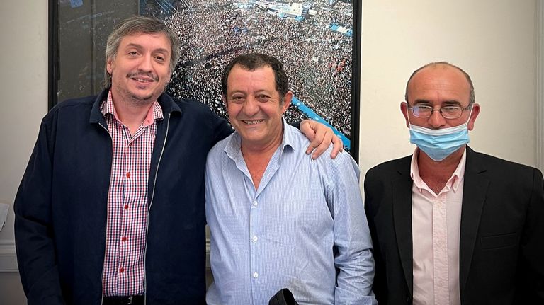 Máximo Kirchner y Julio César Marini