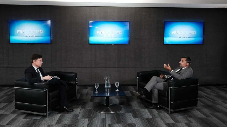 Diego Molea, en la entrevista con Jorge Fontevecchia.
