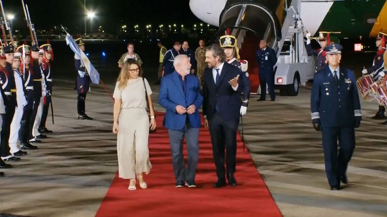 Lula da Silva llegó a Argentina