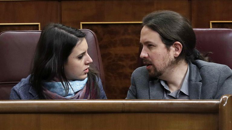 Pablo Iglesias e Irene Montero05172018