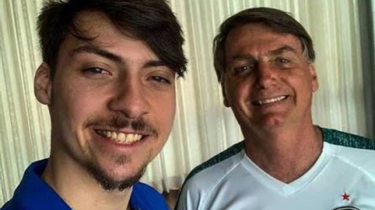 Jair Renan y Jair Bolsonaro