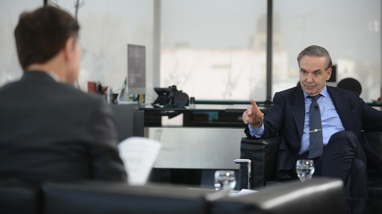 Miguel Angel Pichetto, en el reportaje con Jorge Fontevecchia.