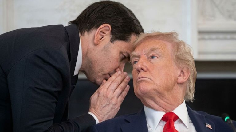 Marco Rubio y Donald Trump