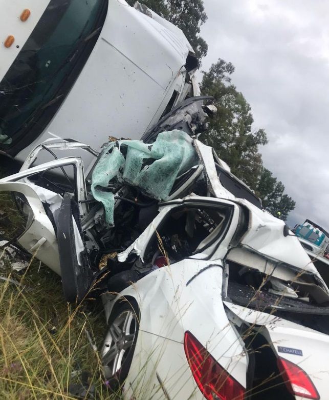 choque fatal en Carmen de Areco