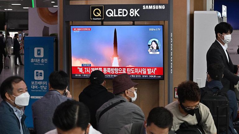 Corea del Norte disparó un misil balístico 20221003