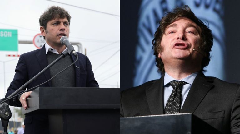 Milei y Kicillof