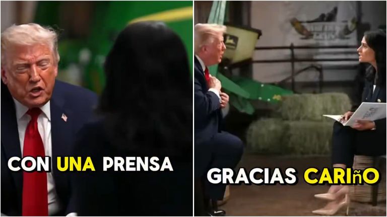 Donald Trump cortó una entrevista en vivo