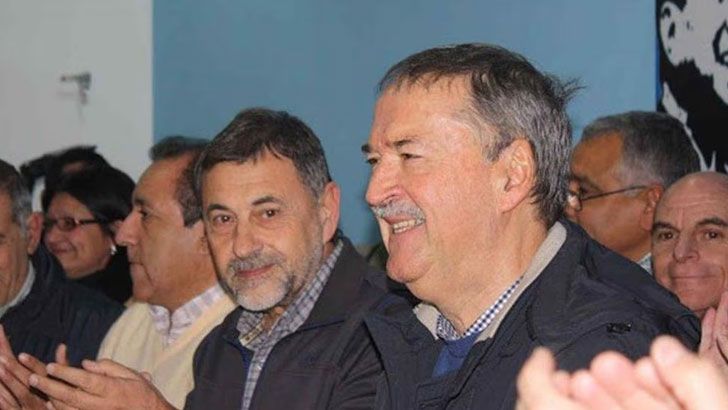 Otros tiempos: Carlos Caserio y Juan Schiaretti.