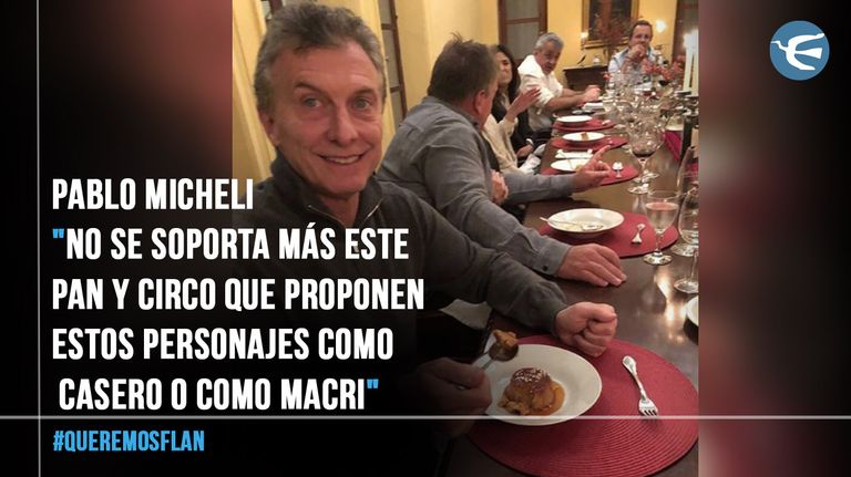 Mauricio Macri queremos flan