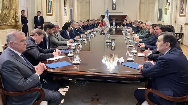 Renión de Milei con gobernadores