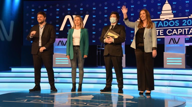 debate ciudad vidal milei santoro bregman 20211013