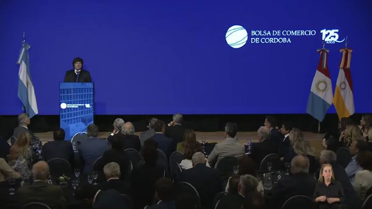 Discurso del Presidente Milei en la Bolsa de Comercio de Córdoba 19092025