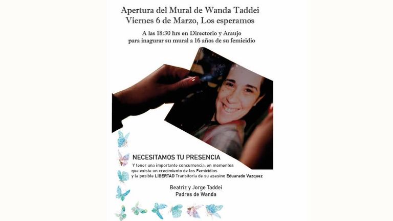 Apertura del mural Wanda Taddei 21022026