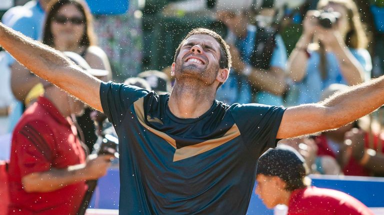Díaz Acosta, pura felicidad en el Argentina Open.