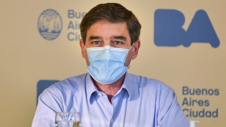 Fernán Quirós, ministro de Salud de la Ciudad.