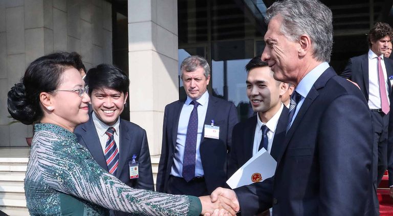 Macri de visita en Hanoi 20022019