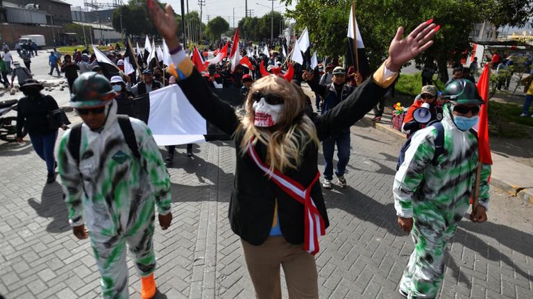 Manifestaciones en Perú