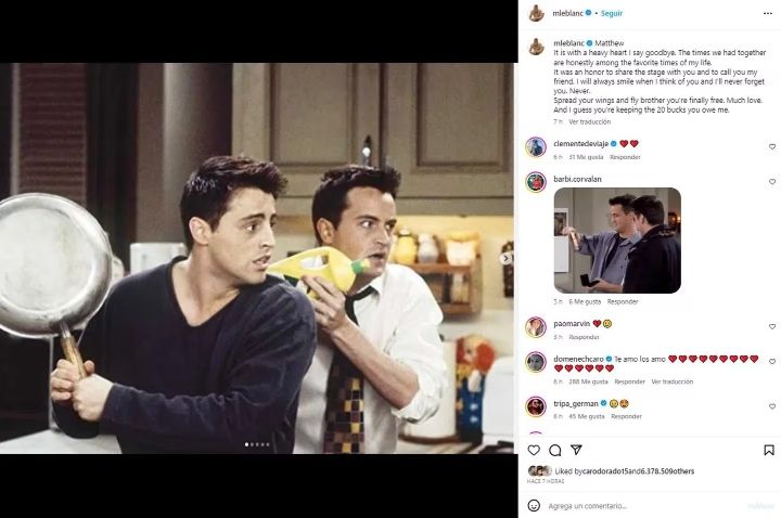 Muerte de Matthew Perry: Jennifer Aniston y David Schwimmer se sumaron a las despedidas de Courteney Cox y Matt LeBlanc