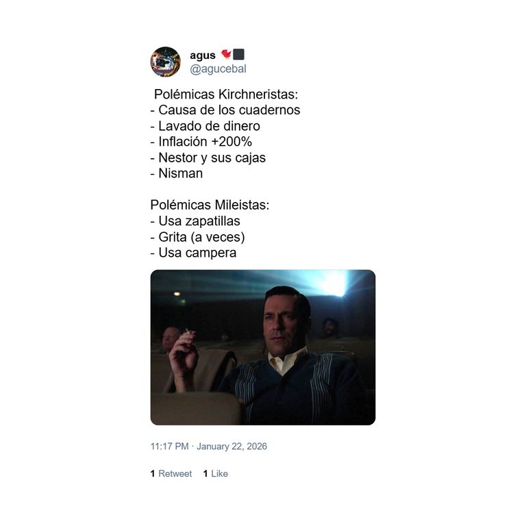 Memes sobre zapatillas de Milei 4