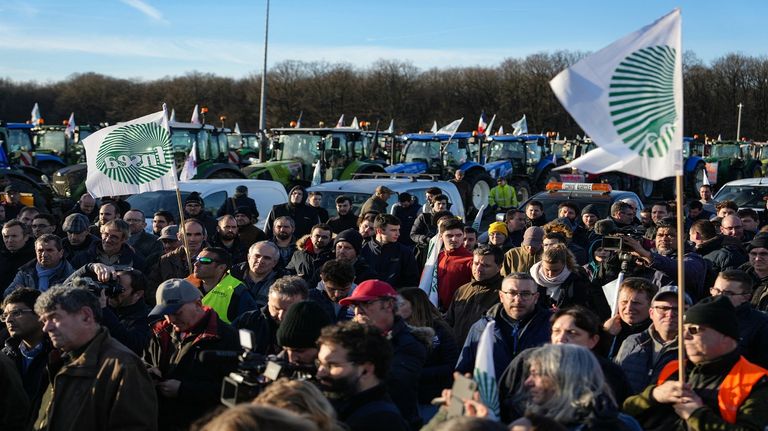 Protestas de agricultores en Francia