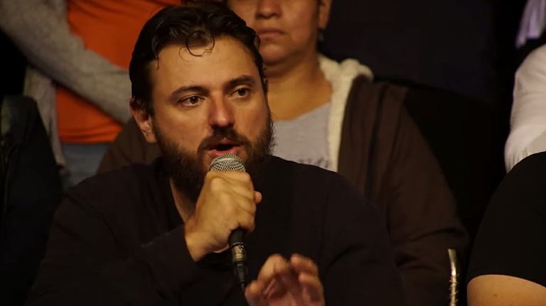 Juan Grabois, en conferencia de prensa