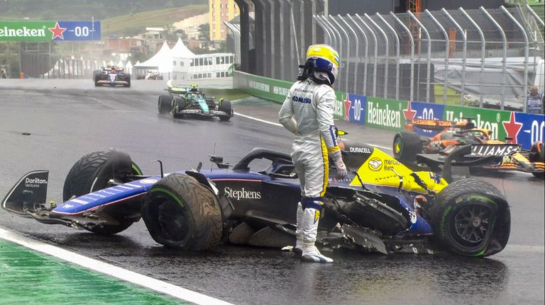 Franco Colapinto en el Gran Premio de Brasil