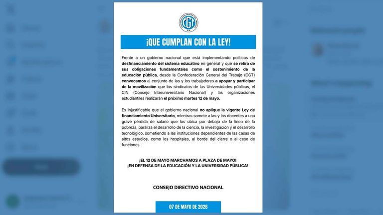 CGT Comunicado 11052026