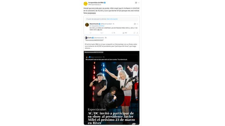 Arrepentidos de Milei X 20251104