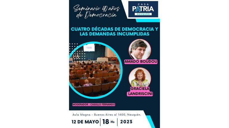 Charla de Amado Boudou 20230512