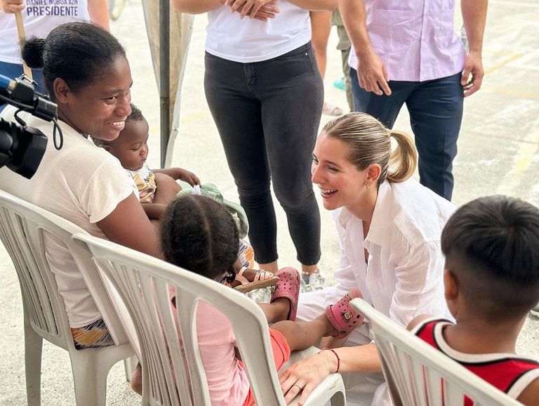 Lavinia Valbonesi, la influencer de 25 años que se transformó primera dama de Ecuador