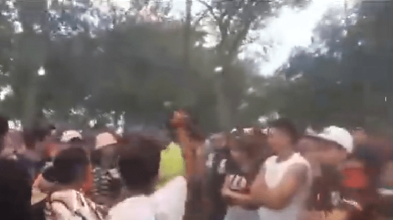 Enfrentamiento en González Catán