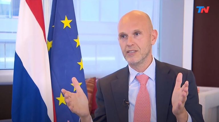 Roel Nieuwenkamp, embajador de Países Bajos en Argentina.