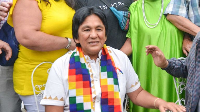 Milagro Sala, dirigente de la Tupac Amaru.