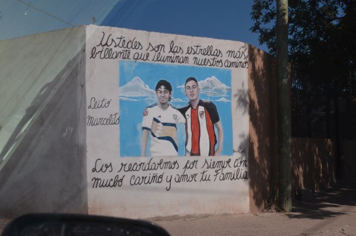 Mural en barrio Parque