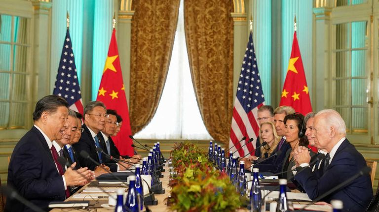 Joe Biden, se reúne con el presidente chino, Xi Jinping 20231115